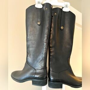Womens New Black Sam Edelman Penny KneeHigh riding boots.Genuine Leather.Size 5M